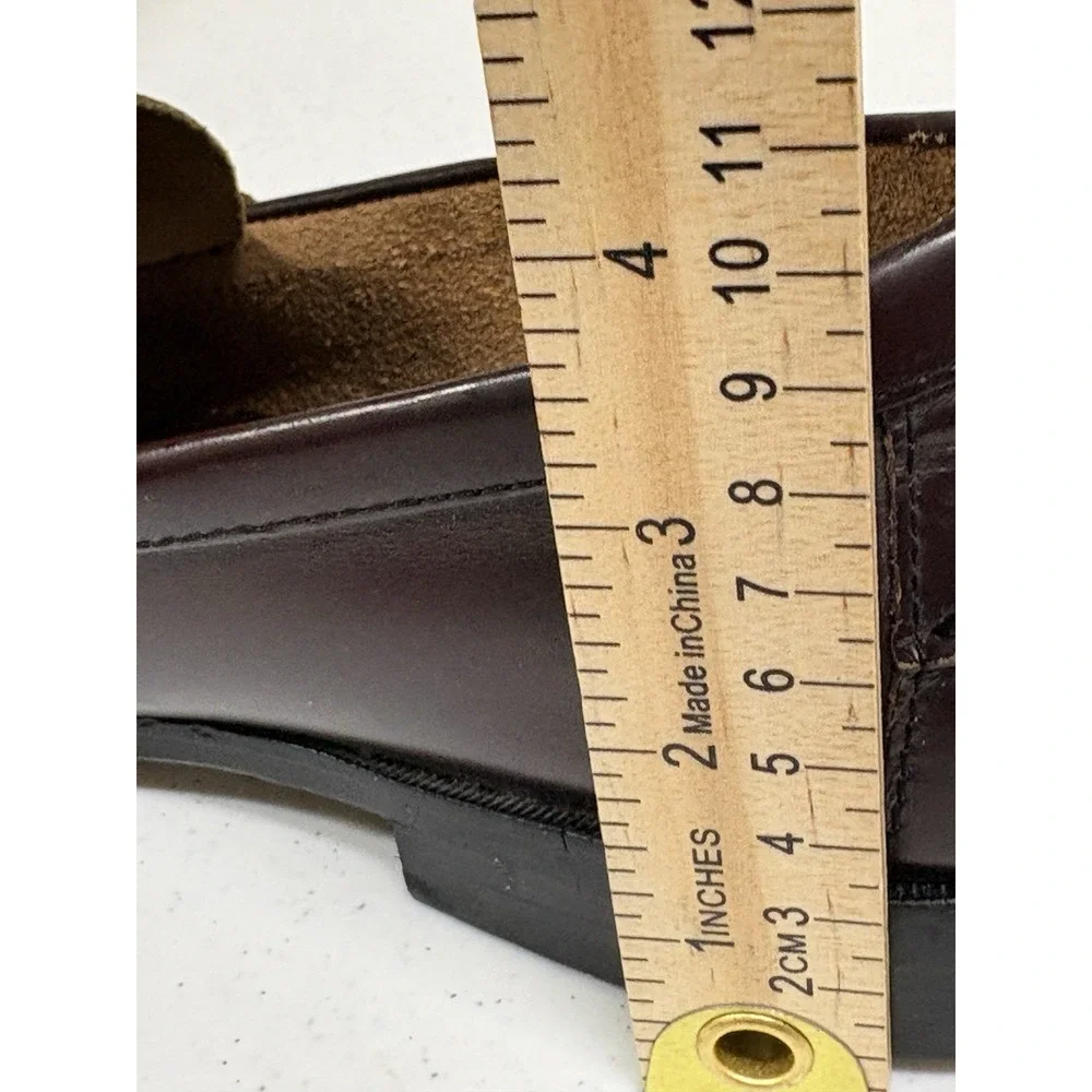Florsheim Penny Loafer Black Leather‎ Shoes Slip-On Leather Moc Toe Mens 9.5D